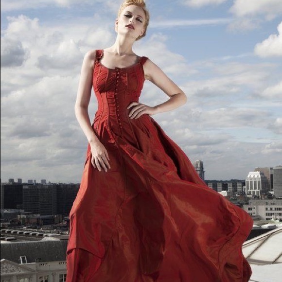 stunning red dress